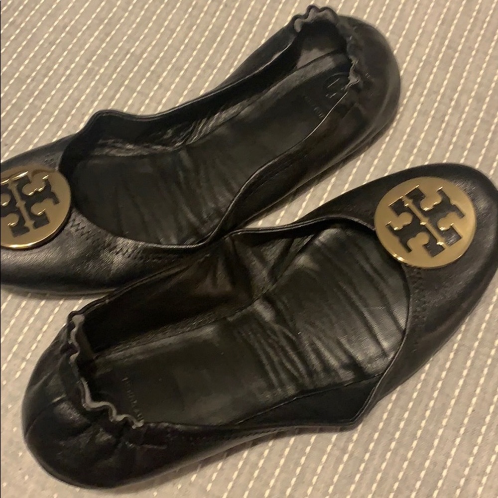 100% authentic Tory Burch Minnie flats size 10